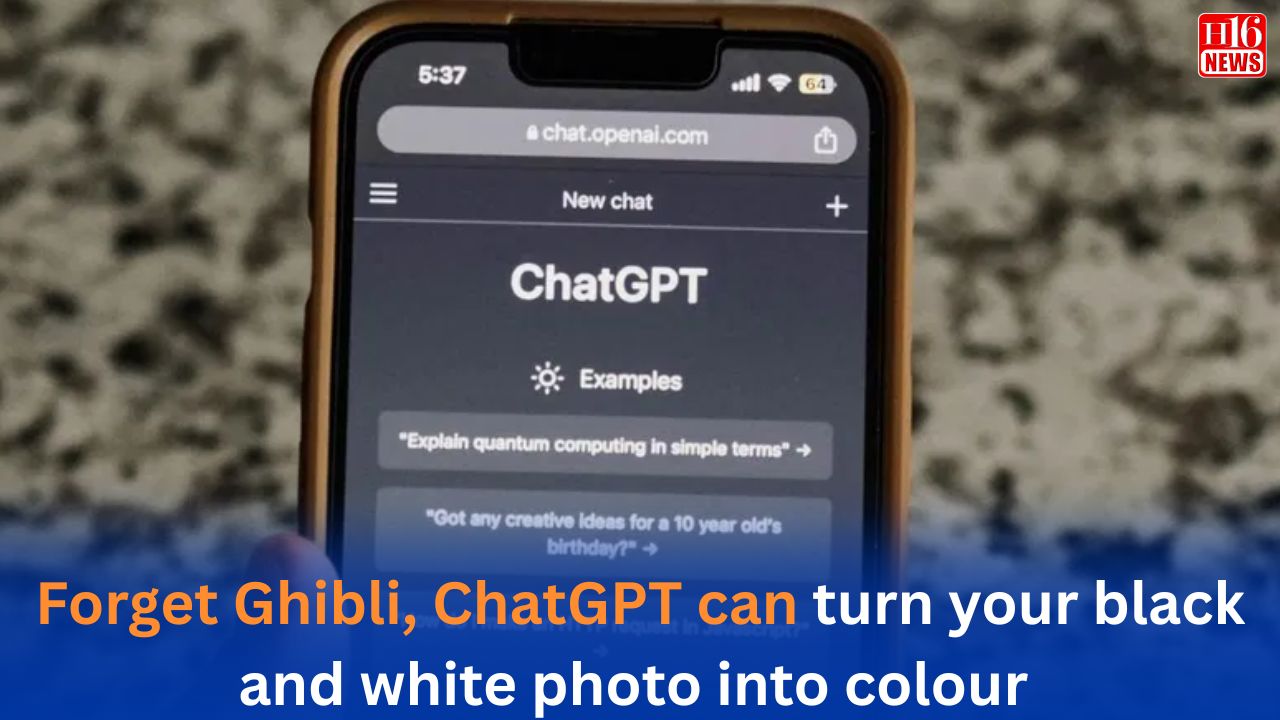 Forget Ghibli, ChatGPT can turn your black and white photo into colour